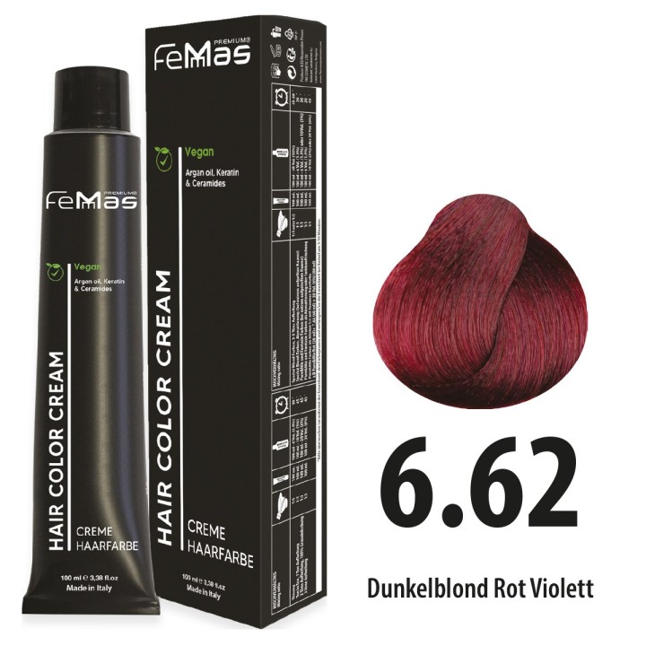 Femmas 6.62 – Dunkelblond Rot Violett