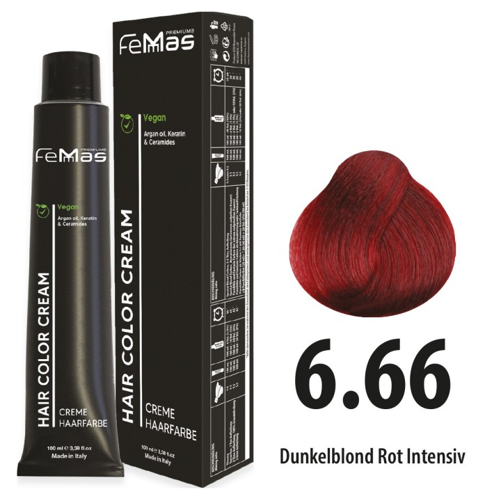 Femmas 6.66 – Dunkelblond Rot Intensiv