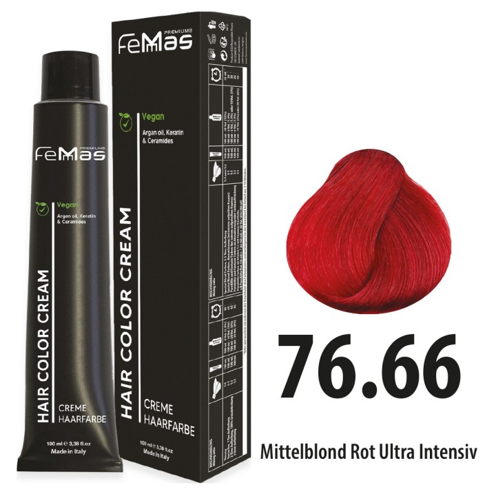 Femmas 76.66 – Mittelblond Rot Ultra Intensiv