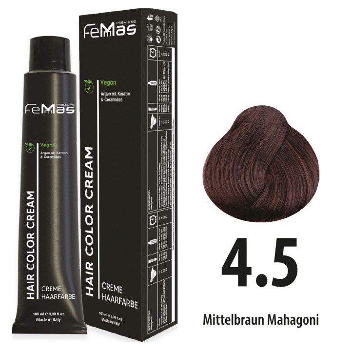 Femmas 4.5 – Mittelbraun Mahagoni