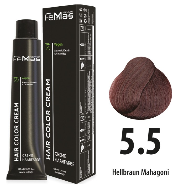 Femmas 5.5 – Hellbraun Mahagoni