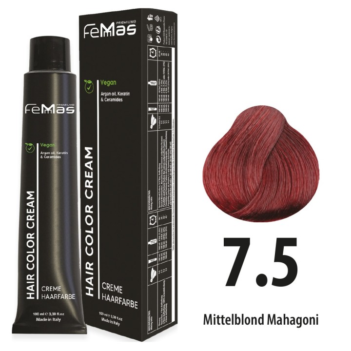 Femmas 7.5 – Mittelblond Mahagoni