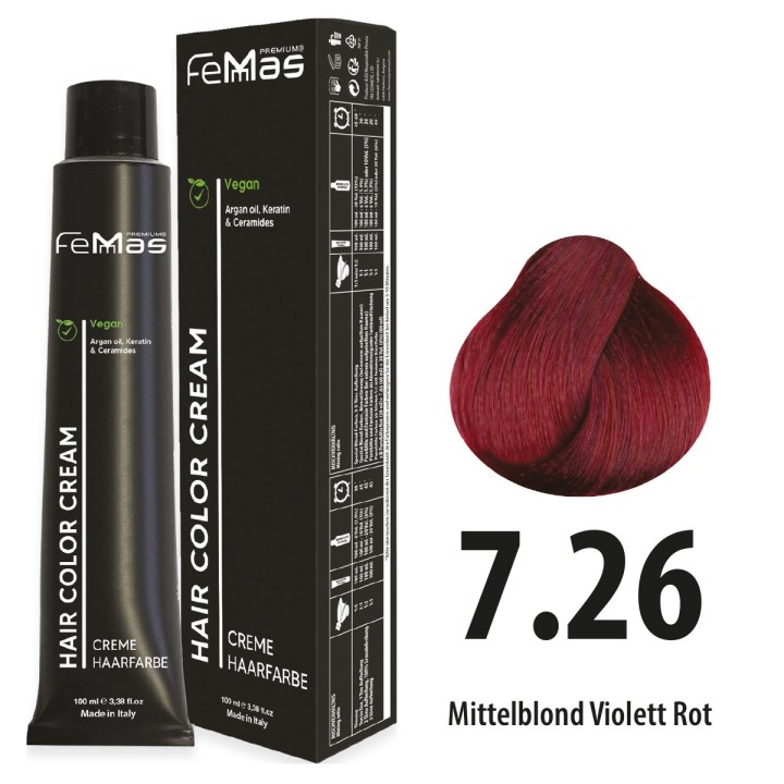 Femmas 7.26 – Mittelblond Violett Rot