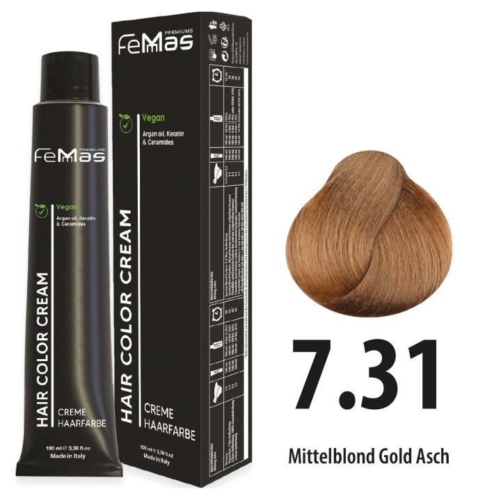 Femmas 7.31 – Mittelblond Gold Asch