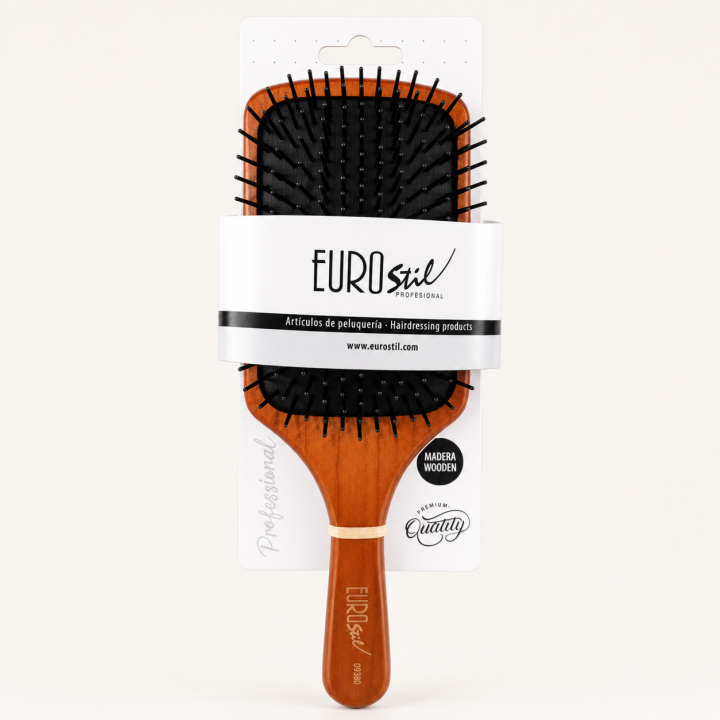 EUROStil Professional Haarbürste Holz 09380