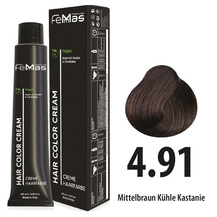 Femmas 4.91 – Mittelbraun Kühle Kastanie