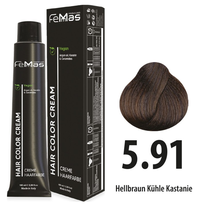 Femmas 5.91 – Hellbraun Kühle Kastanie