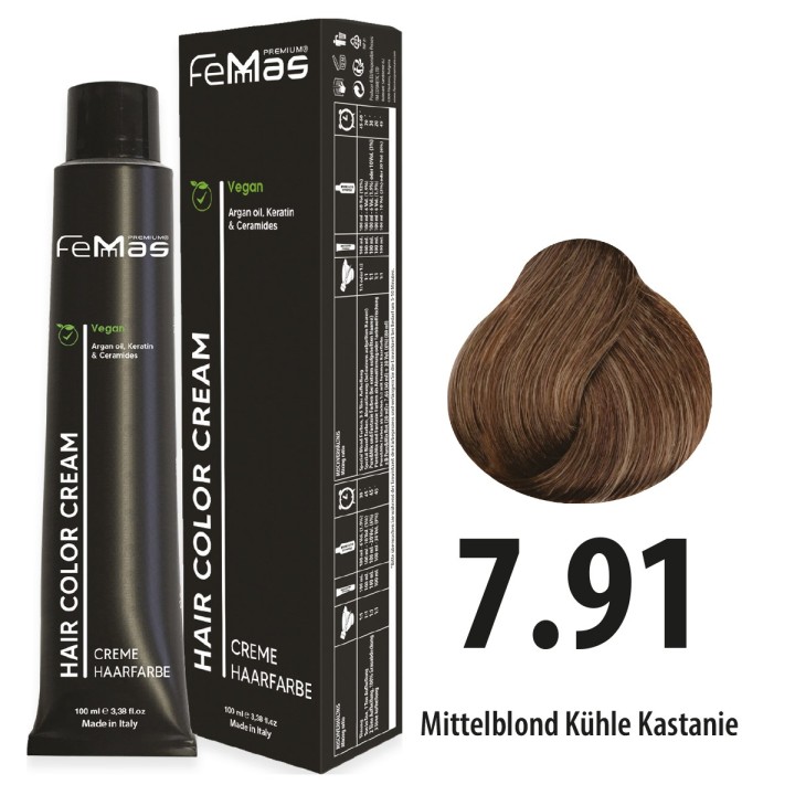 Femmas 7.91 – Mittelblond Kühle Kastanie