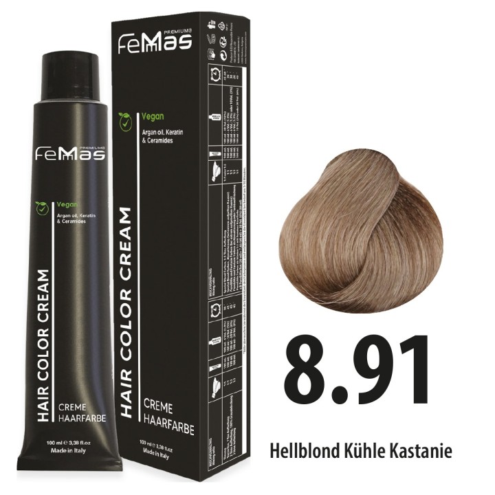 Femmas 8.91 – Hellblond Kühle Kastanie