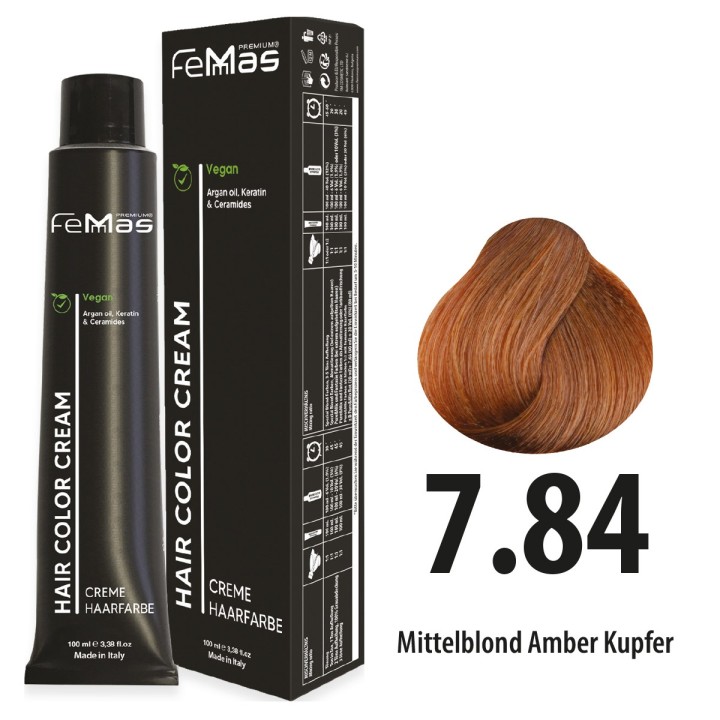 Femmas 7.84 – Mittelblond Amber Kupfer