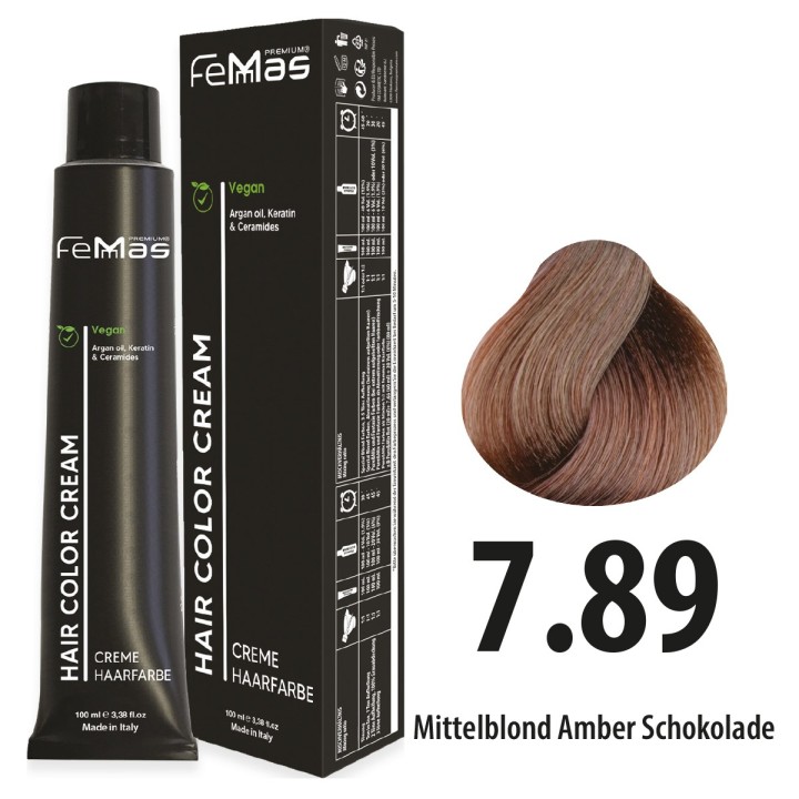 Femmas 7.89 – Mittelblond Amber Schokolade