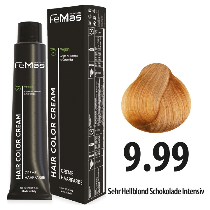 Femmas 9.99 – Sehr Hellblond Schokolade Intensiv