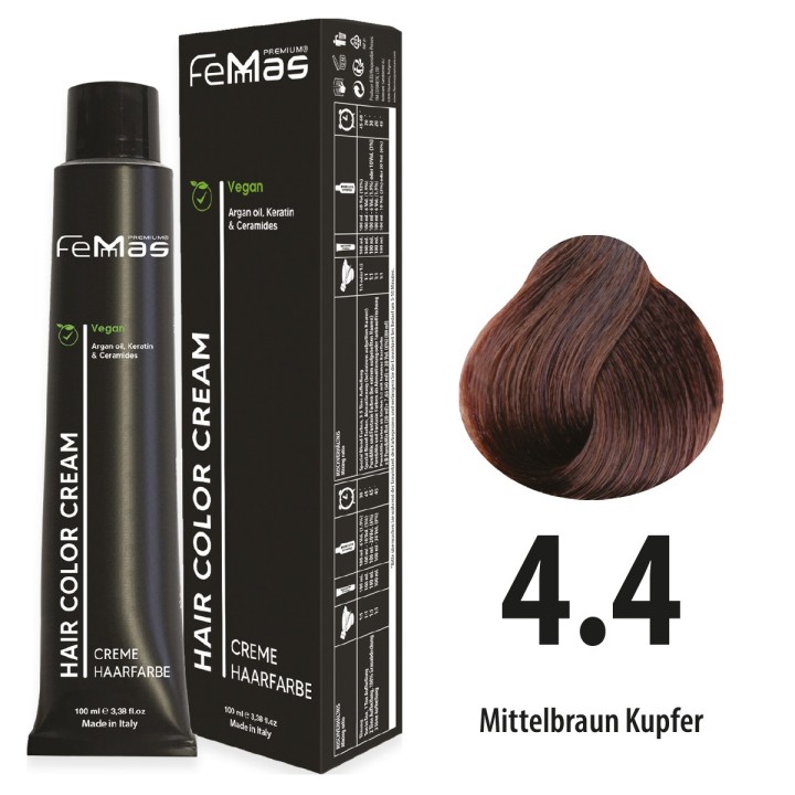 Femmas 4.4 – Mittelbraun Kupfer