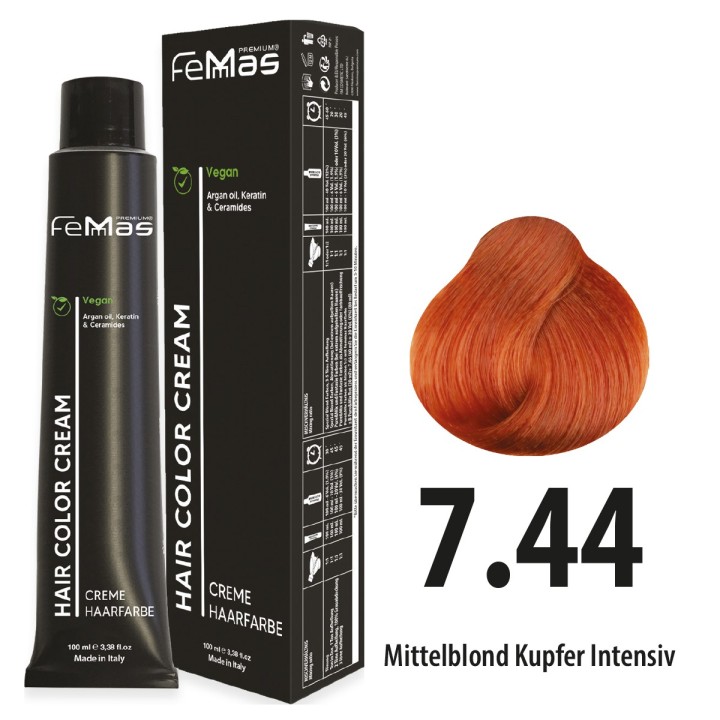 Femmas 7.44 – Mittelblond Kupfer Intensiv